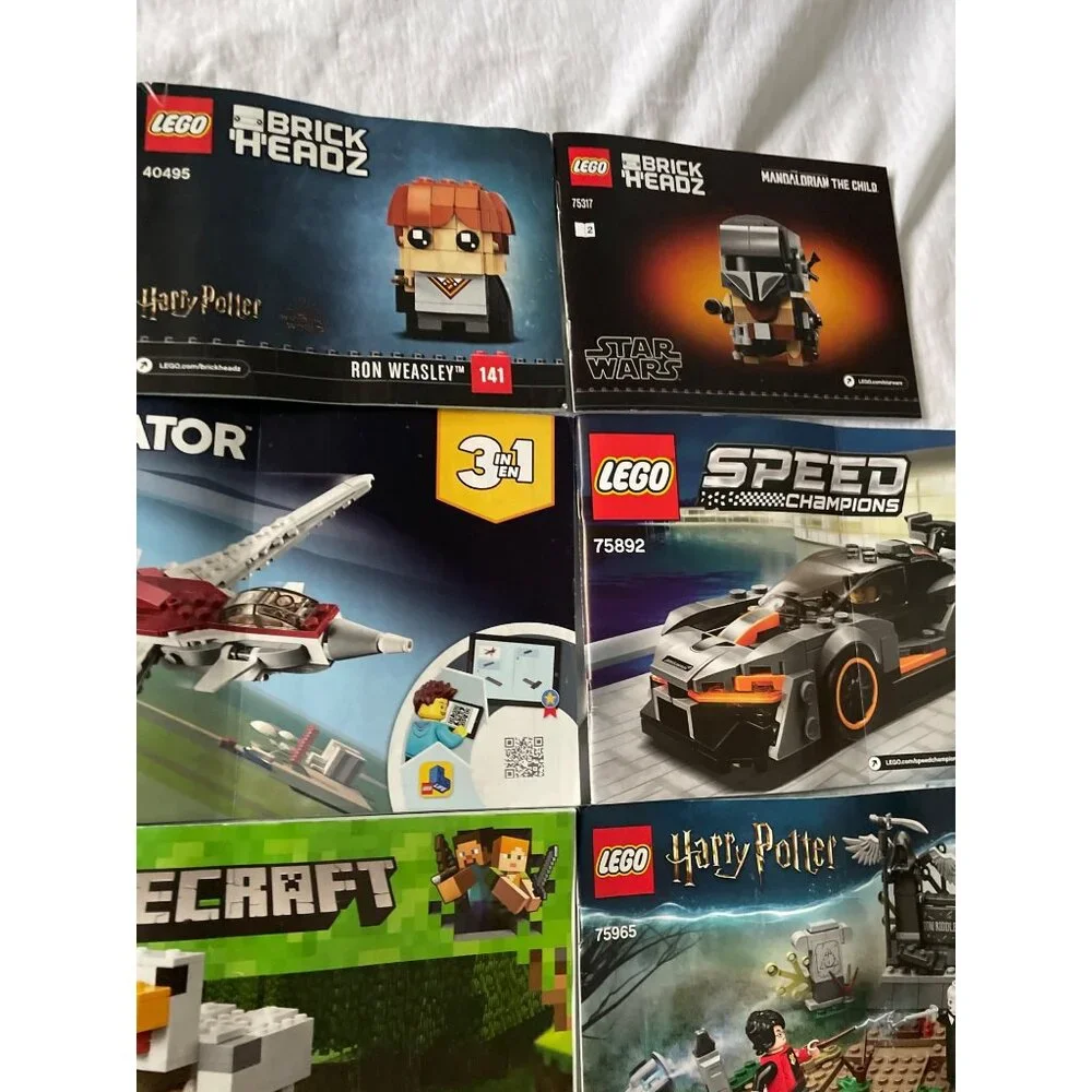 LEGO Creator & Harry Potter Instruction Manuals Only  Lot